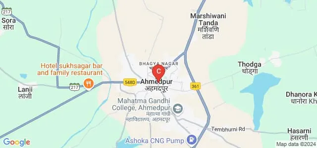 Balaghat Engineering College, Latur Map