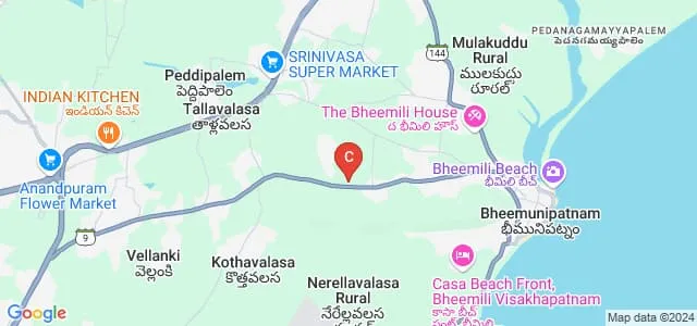 AMG College of Education for Women, Bheemunipatnam Map