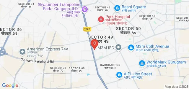 Indus School of Business Management, Gurgaon Map