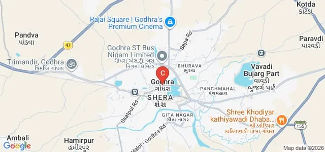 SNM Shah M Ed College, Godhra Map