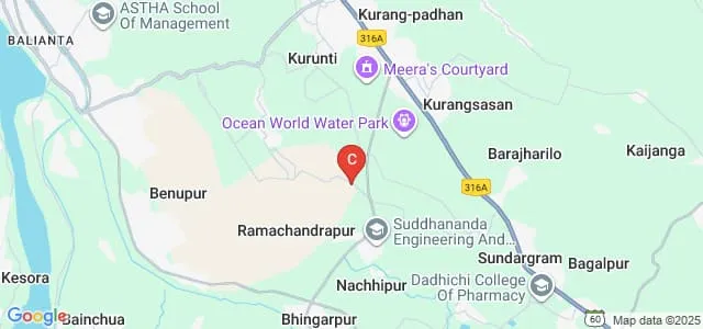 Oxford School Of Polytechnic, Khordha Map