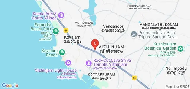 Christ College, Vizhinjam Map