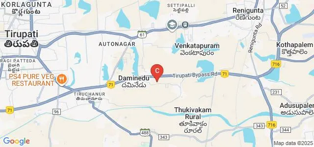 Akshara Institute of Management and Technology, Tirupati Map