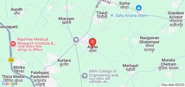 ANA Ayurvedic Medical College and Hospital, Bareilly Map