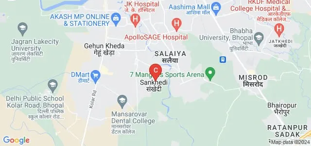 Duke College of Management, Bhopal Map