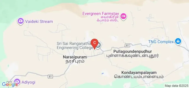 Sri Sai Ranganathan Engineering College, Coimbatore Map