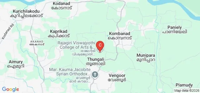 Rajagiri Viswajyothi College of Arts and Applied Sciences, Perumbavoor Map