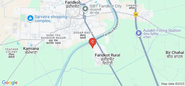 Baba Banda Bahadur College of Nursing, Faridkot Map