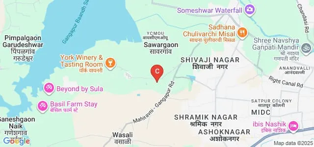 MET's School of Architecture and Interior Design, Nashik Map