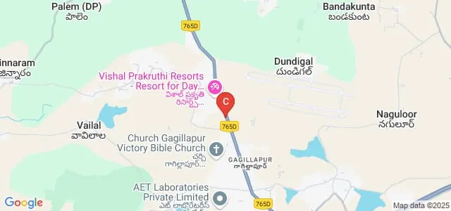 Pullareddy Institute of Pharmacy, Jinnaram Map