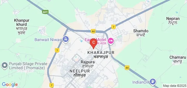 Punjab Institute of Technology, Mohali Map