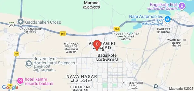 Sajjalashree Institute of Nursing Sciences, Bagalkot Map