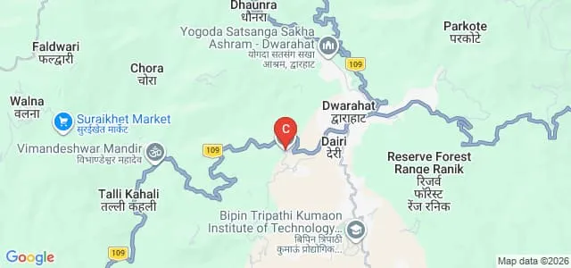 Government Post Graduate College, Dwarahat Map