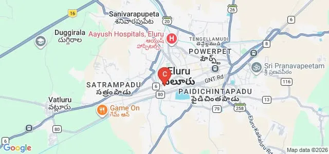 Ch SD St Theresas Autonomous College for Women, Eluru Map