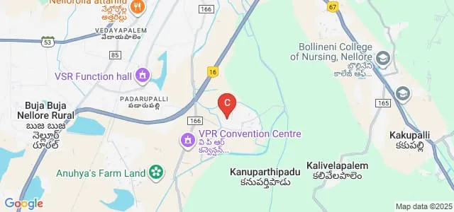 Priyadarshini College of Engineering and Technology, Nellore Map