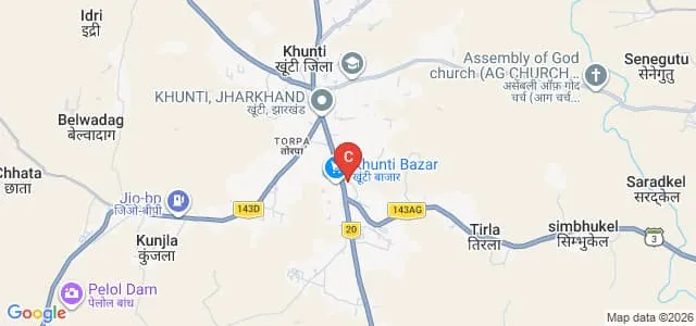 Birsa College, Khunti Map