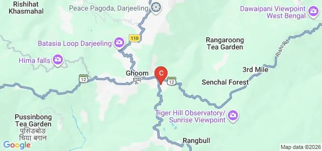 Ghoom Jorebunglow Degree College, Darjeeling Map