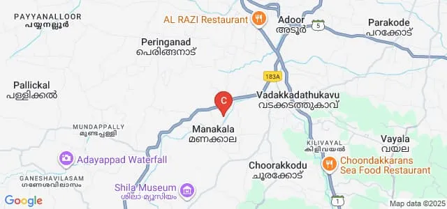 Government Polytechnic College, Adoor Map