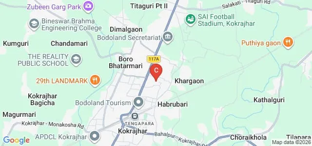 Commerce College, Kokrajhar Map