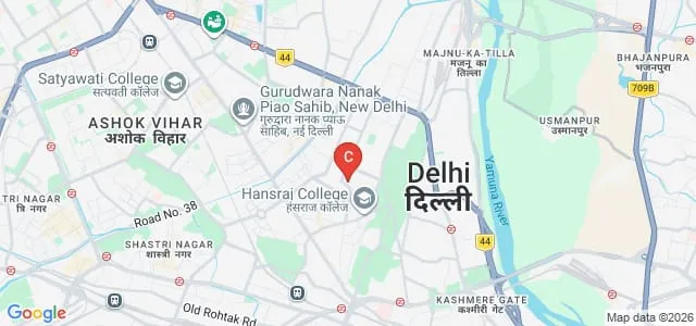 Faculty of Management Studies, University of Delhi, Delhi Map