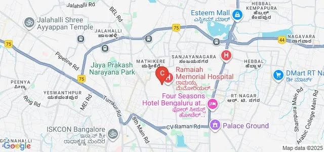 MS Ramaiah College of Hotel Management, Bangalore Map