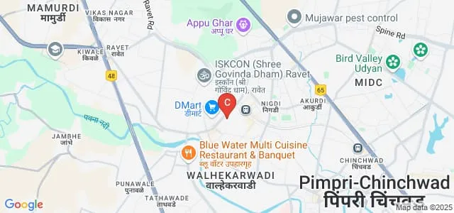 Dr DY Patil Institute of Engineering Management and Research, Pune Map