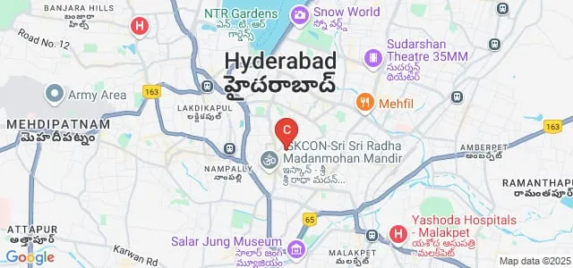 Methodist College of Engineering and Technology, Hyderabad Map