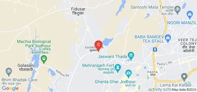 Mahila Technical and Management College, Jodhpur Map