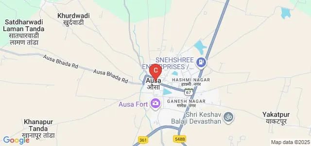 Hindustani Education Society's Azad Mahavidyalaya, Ausa Map