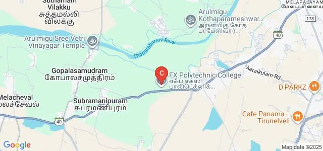 FX Polytechnic College, Tharuvai Map