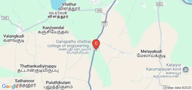 Ganapathy Chettiar College of Engineering and Technology, Ramanathapuram Map