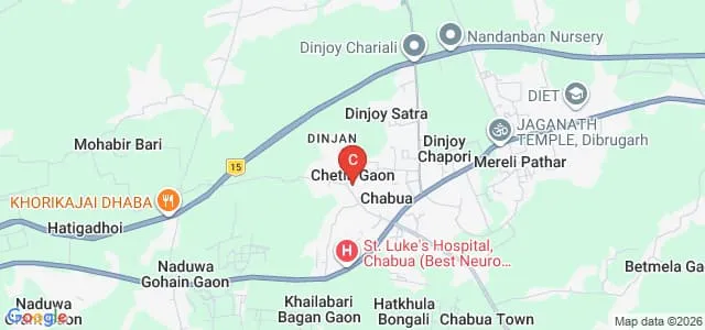 Dakha Devi Rasiwasia College, Chabua Map