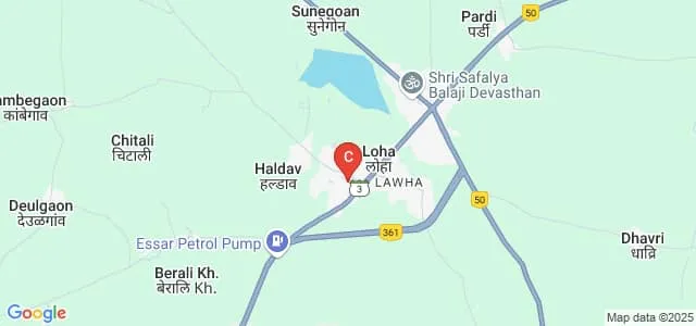 Shri Sant Gadge Maharaj Mahavidyalaya, Loha Map