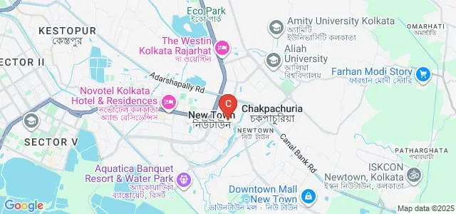 Techno International New Town, Kolkata Map