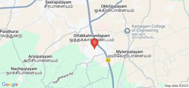 DJ Academy for Managerial Excellence, Coimbatore Map