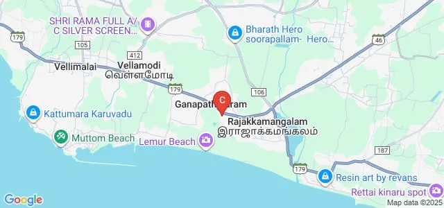 Anna Vinayagar College of Arts and Science, Kanyakumari Map