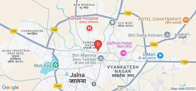 Ajitdada Pawar Arts Commerce and Science College, Jalna Map