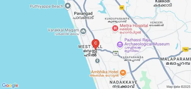 Cindrebay School of Design, Calicut Map