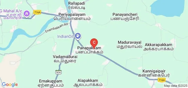 Southern Academy of Maritime Studies, Thiruvallur Map