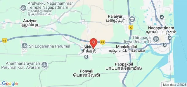Andavar College of Nursing, Nagapattinam Map