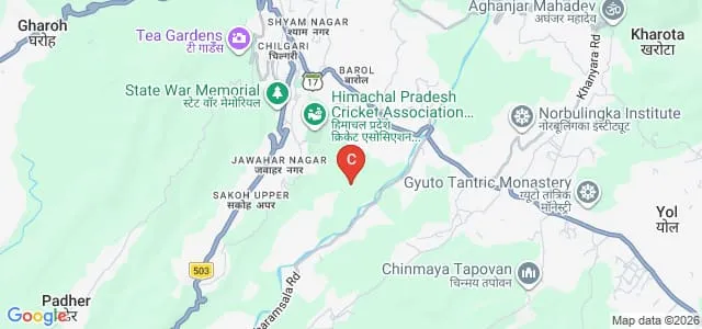 Awasthi College of Education, Kangra Map