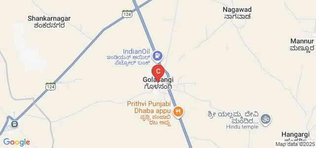 Sri Channamallappa Channaveerappa Hebbal Government First Grade College, Golasangi Map
