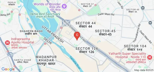Amity School of Natural Resources and Sustainable Development, Noida Map