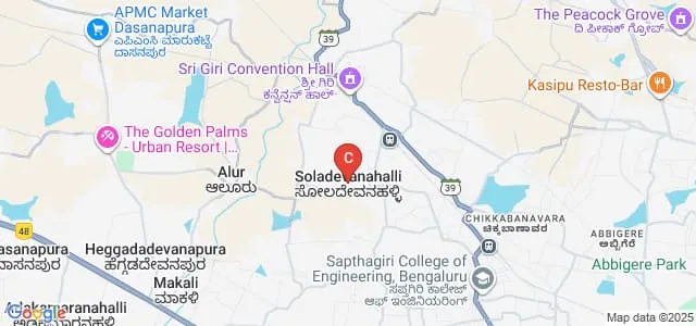Acharya's NRV School of Architecture, Bangalore Map