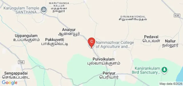 Nammazhvar College of Agriculture and Technology, Ramanathapuram Map