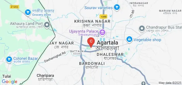 Agartala Government Dental College and IGM Hospital, Agartala Map