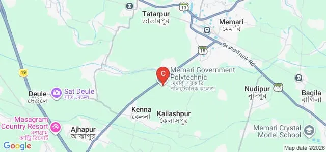 Memari Government Polytechnic, Memari Map