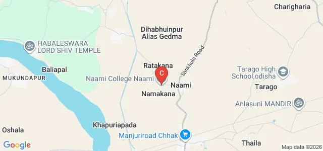 Naami College, Bhadrak Map