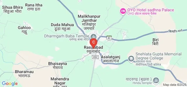 Chandraprabha Sharma Mahavidyalaya, Kanpur Map