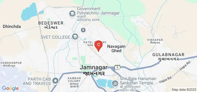 Bhavan's Shri AK Doshi Mahila College, Jamnagar Map